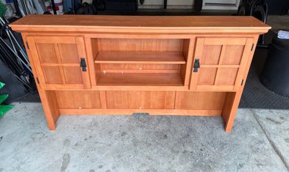 Homestyles Wood Desk Hutch / Top Storage – 58”