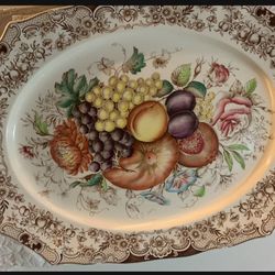 Johnson Brothers England Windsor Ware Harvest. Fruit Platter-large 20”