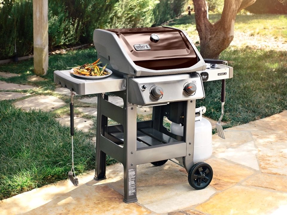 NEW - Weber Spirit 2E 210 Natural Gas Grill - Mocha Color