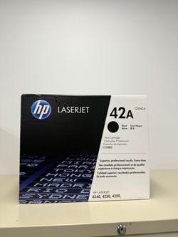 HP 42A (Q5942A) Original Black LaserJet Toner Cartridge- new in box