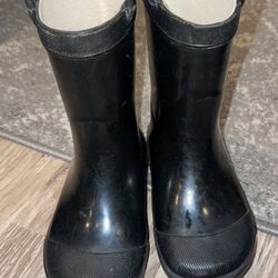 Toddler Boys Black Rain Boots Size 7