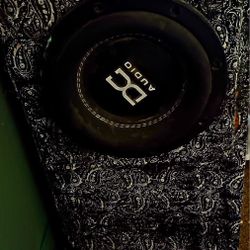 DC Audio 8" Subwoofer With Custom Made Tune In Enclosure Box