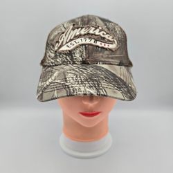 Unbranded America Est 1776 Camo Trucker Adjustable SnapbackHat