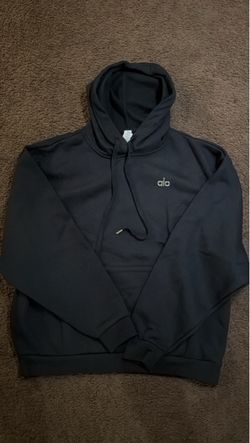 Alo Yoga Black Pullover Hoodie