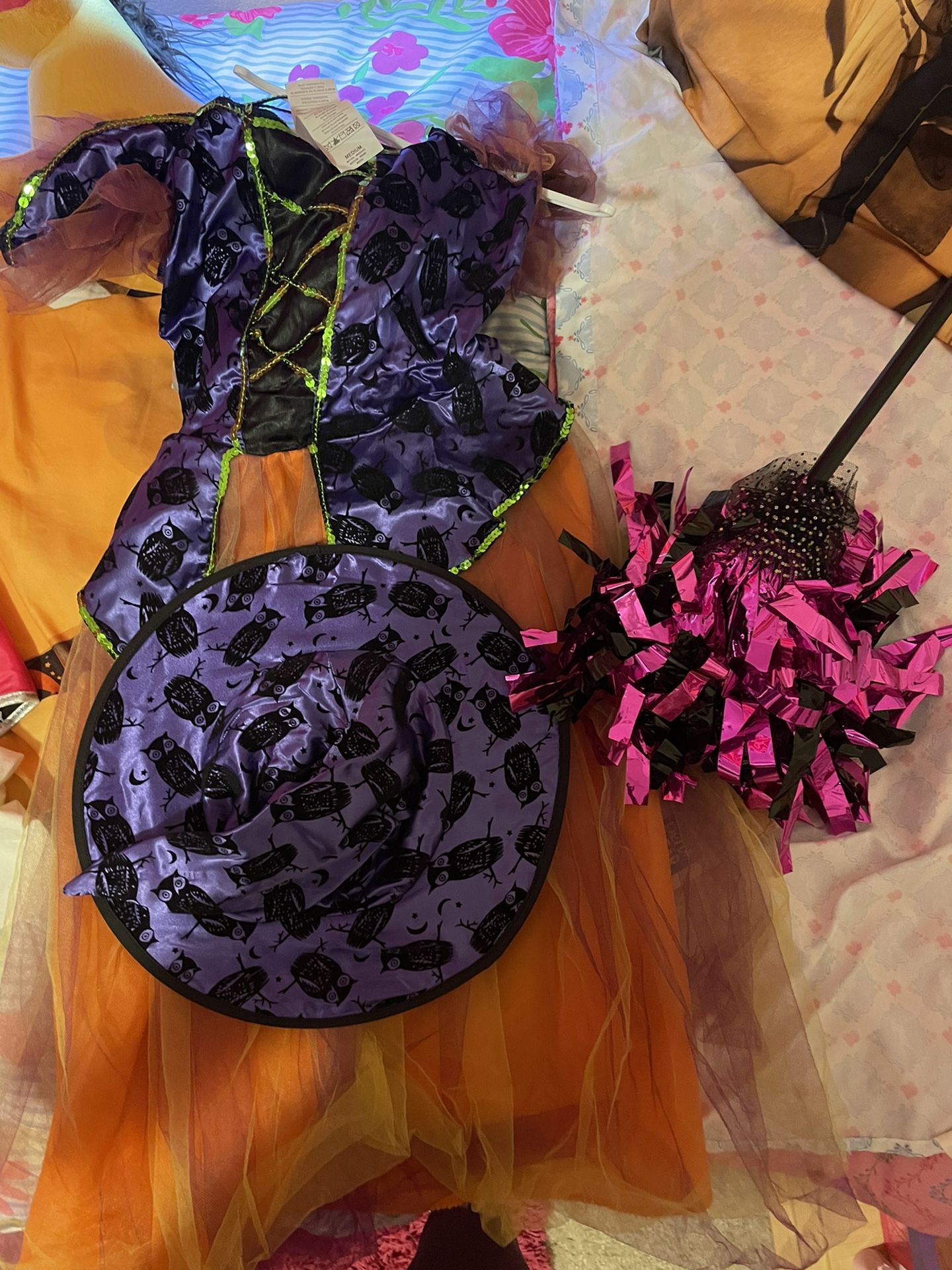 Kids Size Medium Witch Costume 