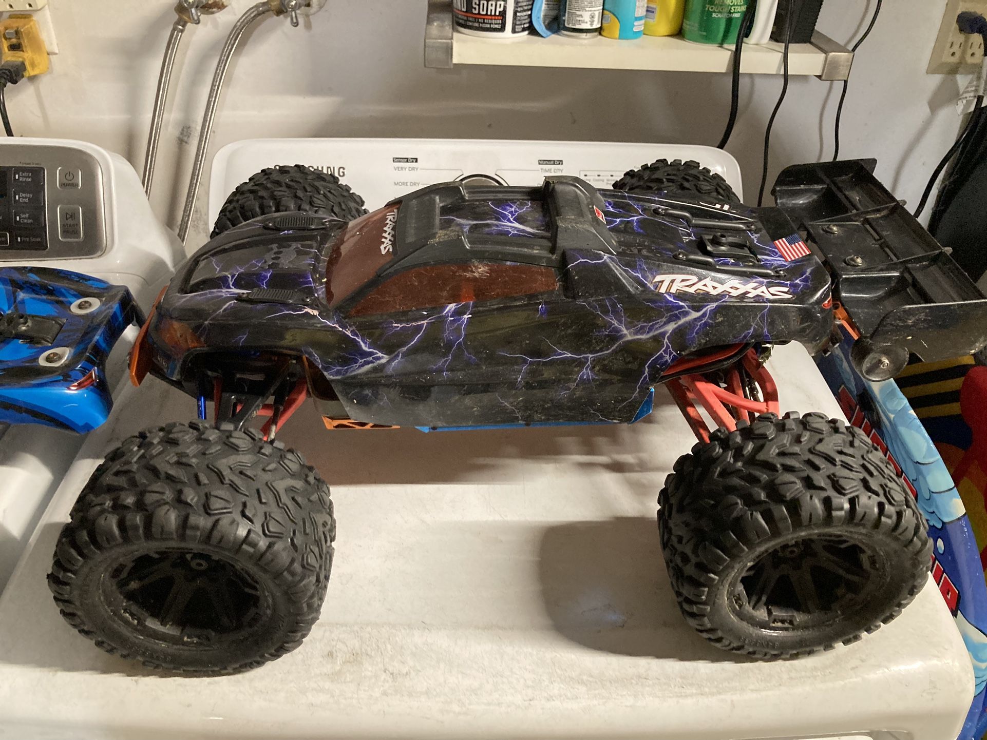 Traxxas E-Revo 2.0 6S Monster With Many Upgrades. Fast And Reliable . RTR With Batteries.