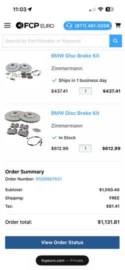 BMW brakes