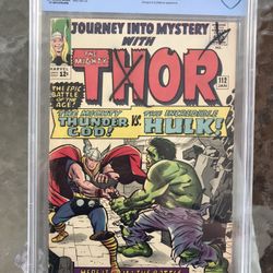 Journey Into Mystery #112 (1965) CBCS 4.0 — O/w to White; Origin of Loki; Like CGC 