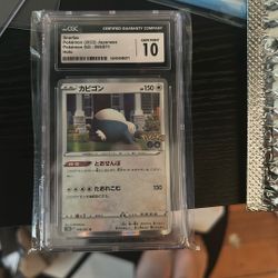 SNORLAX GRADED GEM MINT 10