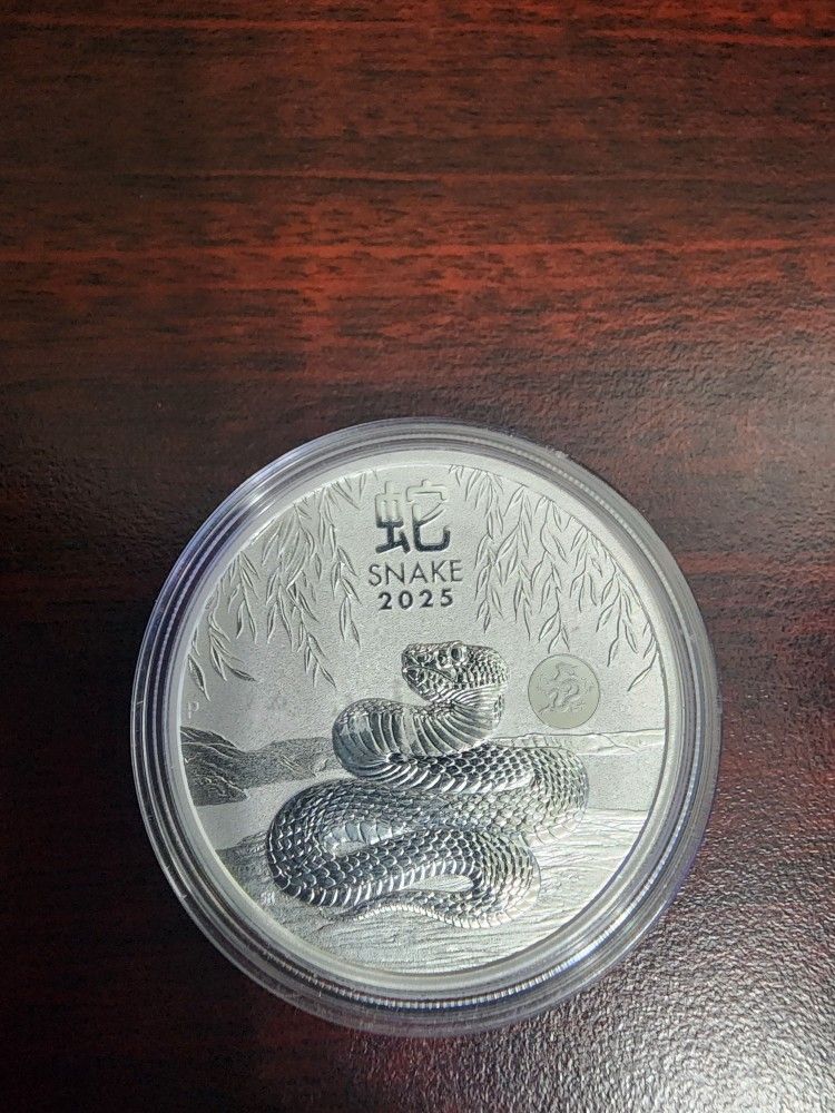 2025 Australia Year Of The Snake 1oz Silver