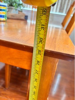 Solid wood dining table