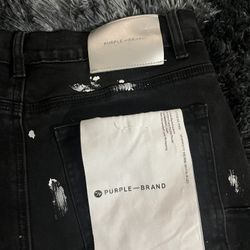 Purple Slim-Fit Jeans