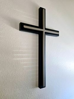 Wall Mount Steel Cross