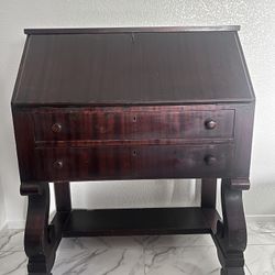 Antique Wood Secretary Desk 