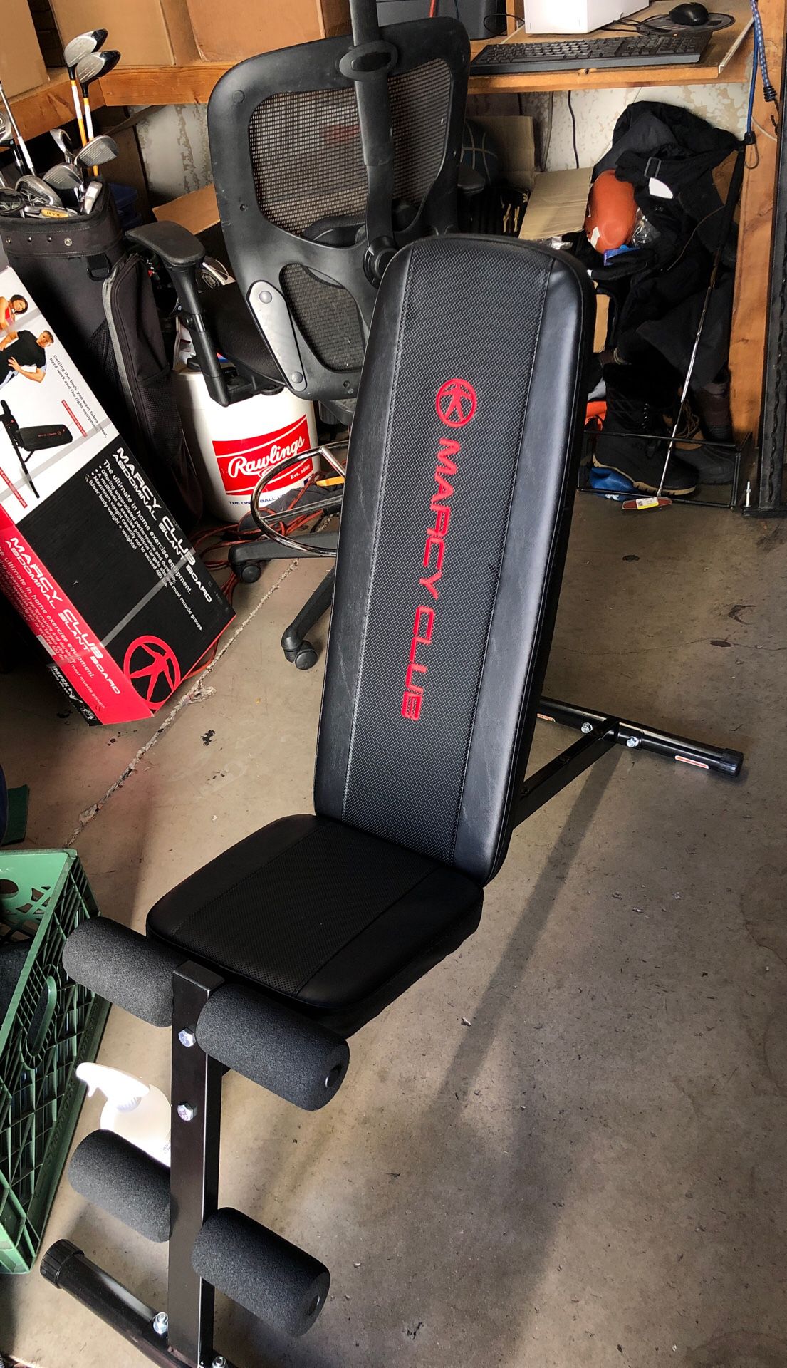 New in box Marcy club dumbbell bench