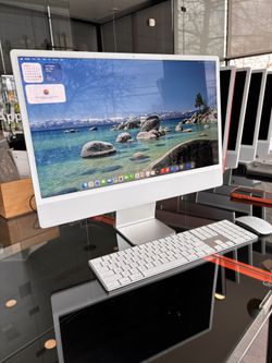 Apple 24” iMac M1 Chip 8GB Ram 256SSD! 90 day warranty! We offer financing!