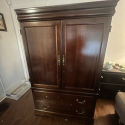 Armoire With Two Drawers