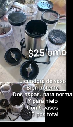 Licuadroa de vaso 13 pcs x airopuerto brownsville