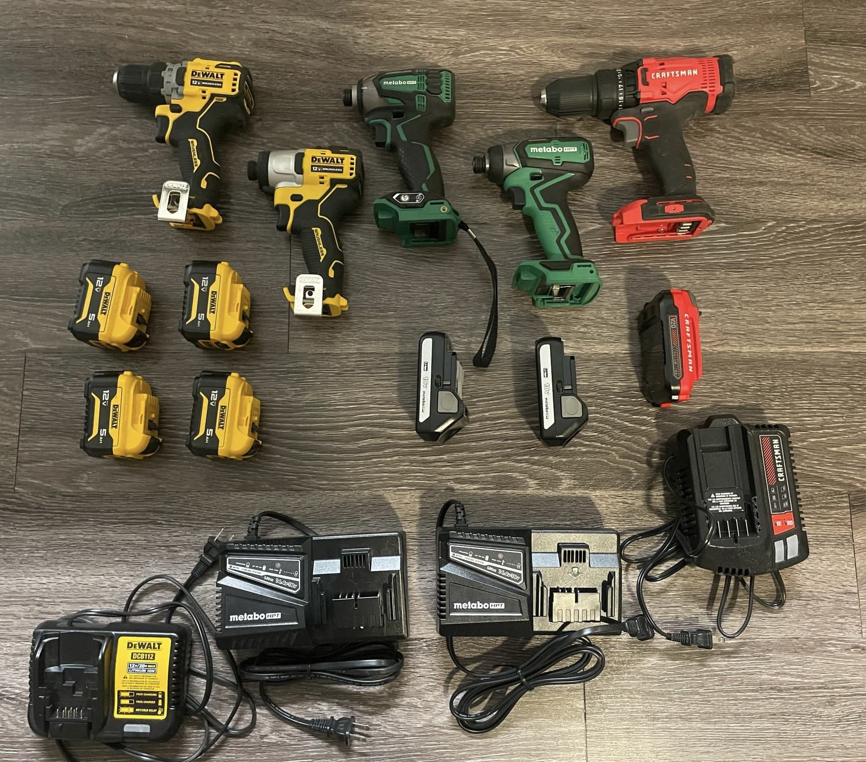 TOOLS, BATTERIES & CHARGERS (BRAND NEW)