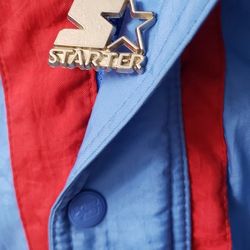 Oilers Retro Full Zip Jacket Size M.