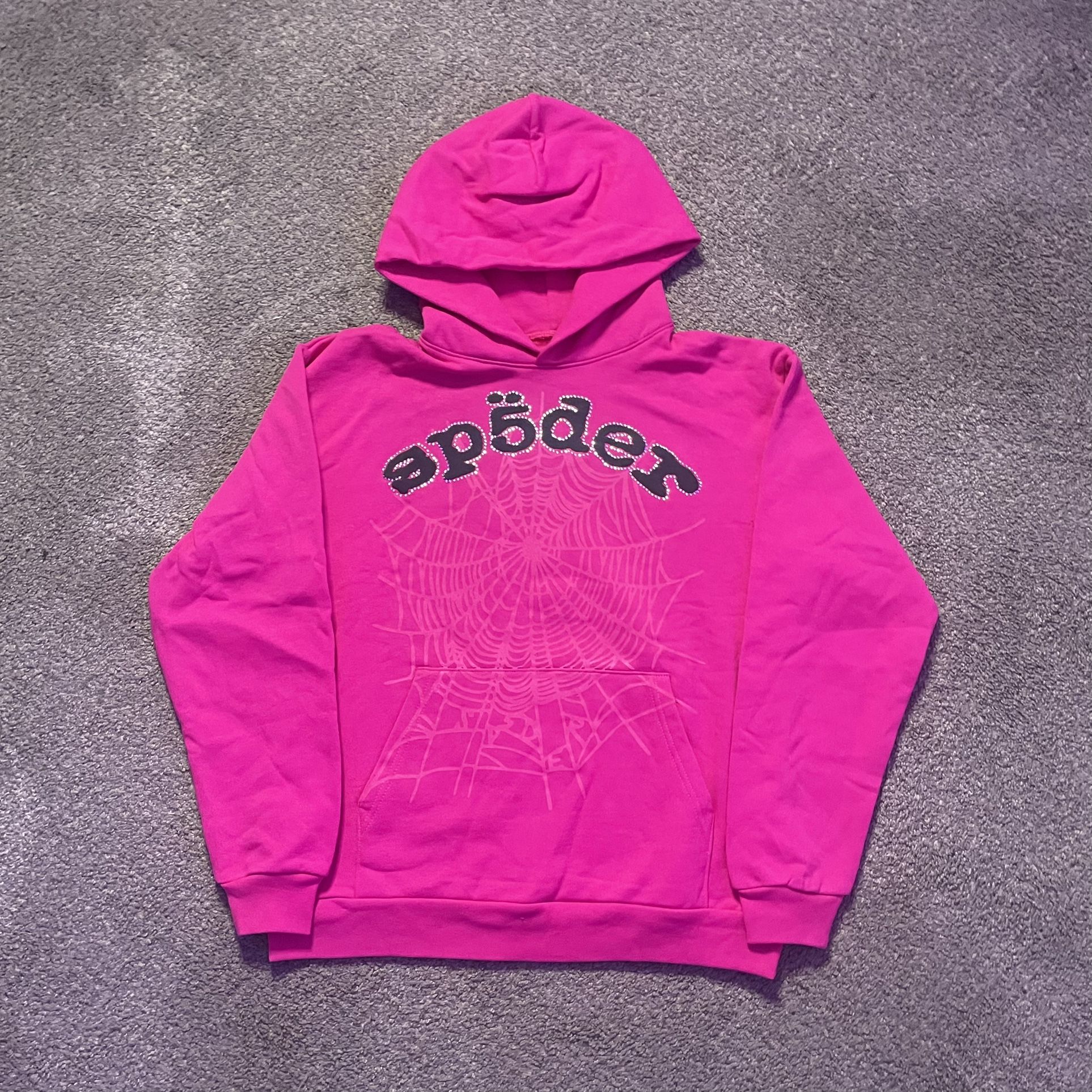 Sp5der Legacy Hoodie ‘Pink/Black’