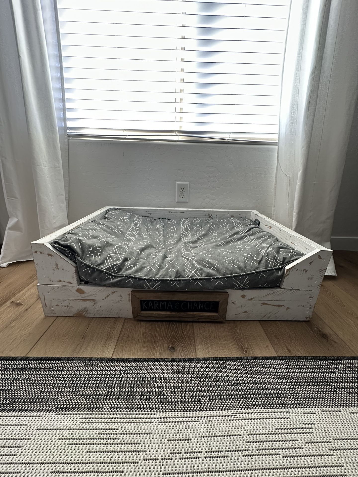 Custom Name Chalkboard Name Dog Bed