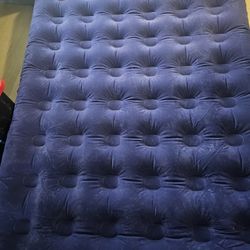 Navy Blue Indoor/Outdoor Inflatable Air Mattress - Full