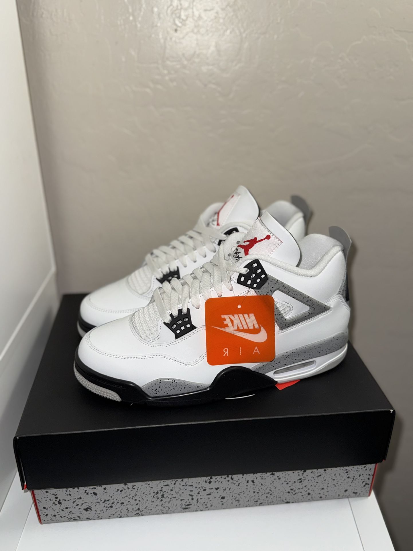 2025 Air Jordan Retro 4s White Cements