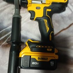 Hammer Drill Flex Volt Con Batería 5 Ah 