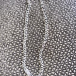 Moissanite Cuban Link Necklace