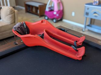 Red iBert kids bicycle seat