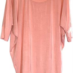 Plus Size Peachy Pink Top Size 2X- 3X
