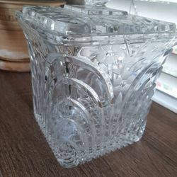Vintage Glass Container 