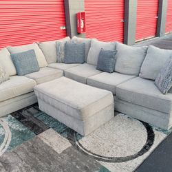 Sectional Sofa & Ottoman 