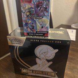 Mega Evolutions Etb & Journey Together Booster Bundle