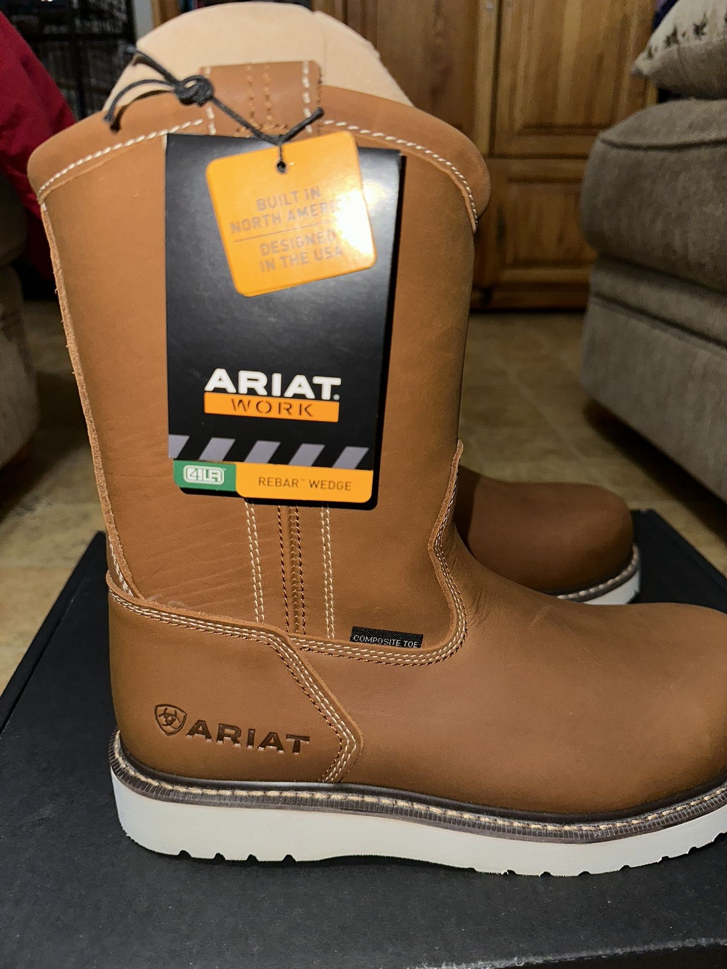 ariat rebar wedge pull on