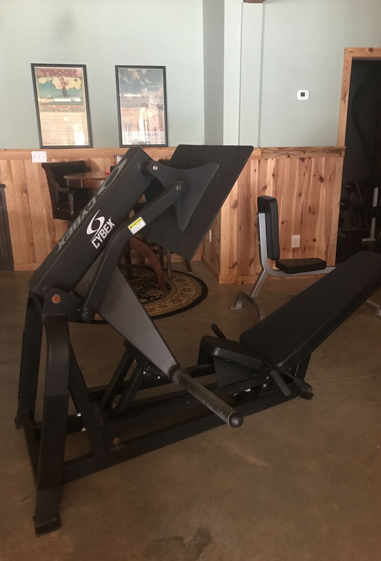 CYBEX SQUAT PRESS commercial gym weight equipment plate loaded
