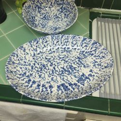 Large Platter And Bowl