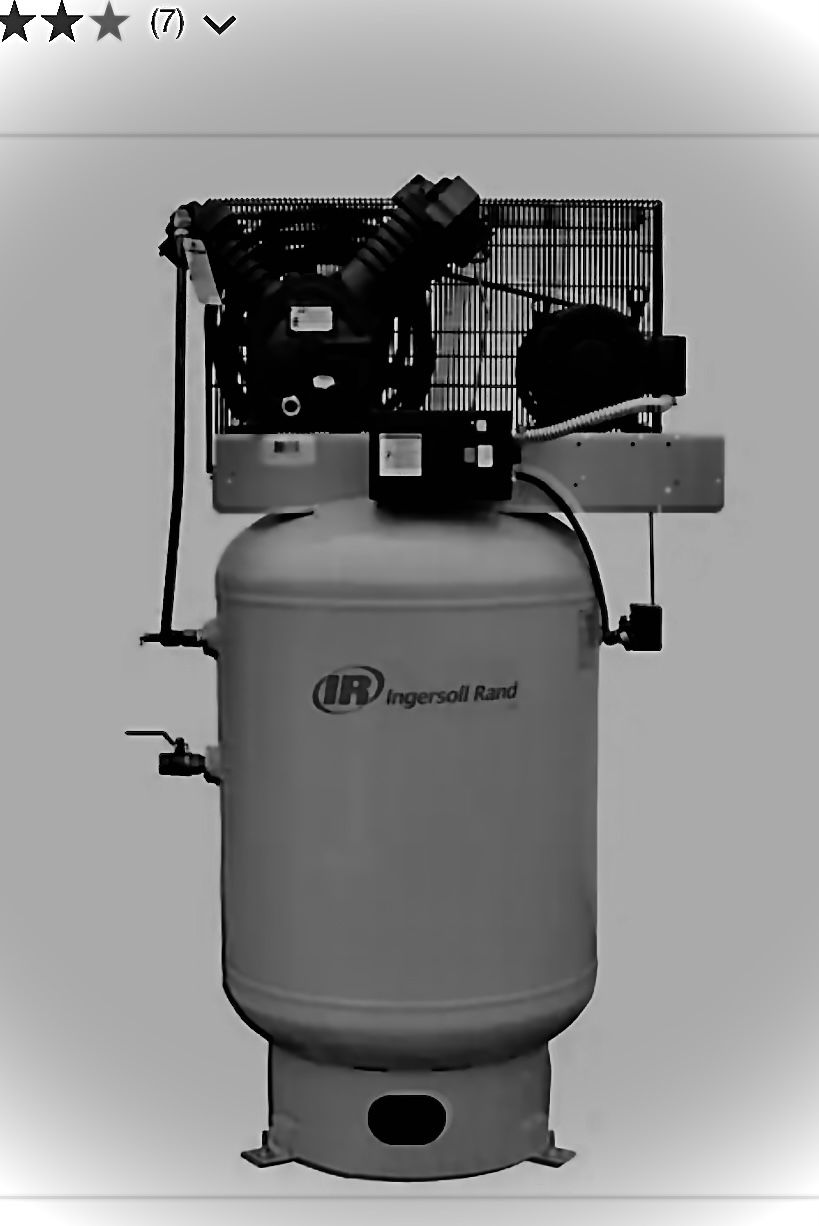 ype 30 Reciprocating 80-Gal. 5 HP Electric 230-Volt Single Phase Air Compressor