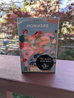 Monikers Board Game, Sealed, Never Played