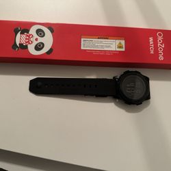 Olazone Ultra-Thin Minimalist Sports Waterproof Digital Watch Rubber Strap Black