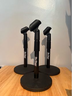 Adjustable desktop microphone stands (3)