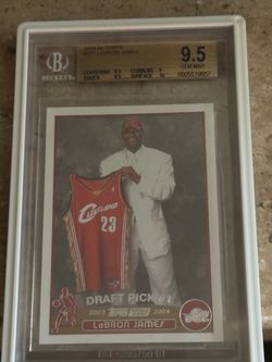 LeBron James BGS 9.5 top 2003/2004 RC