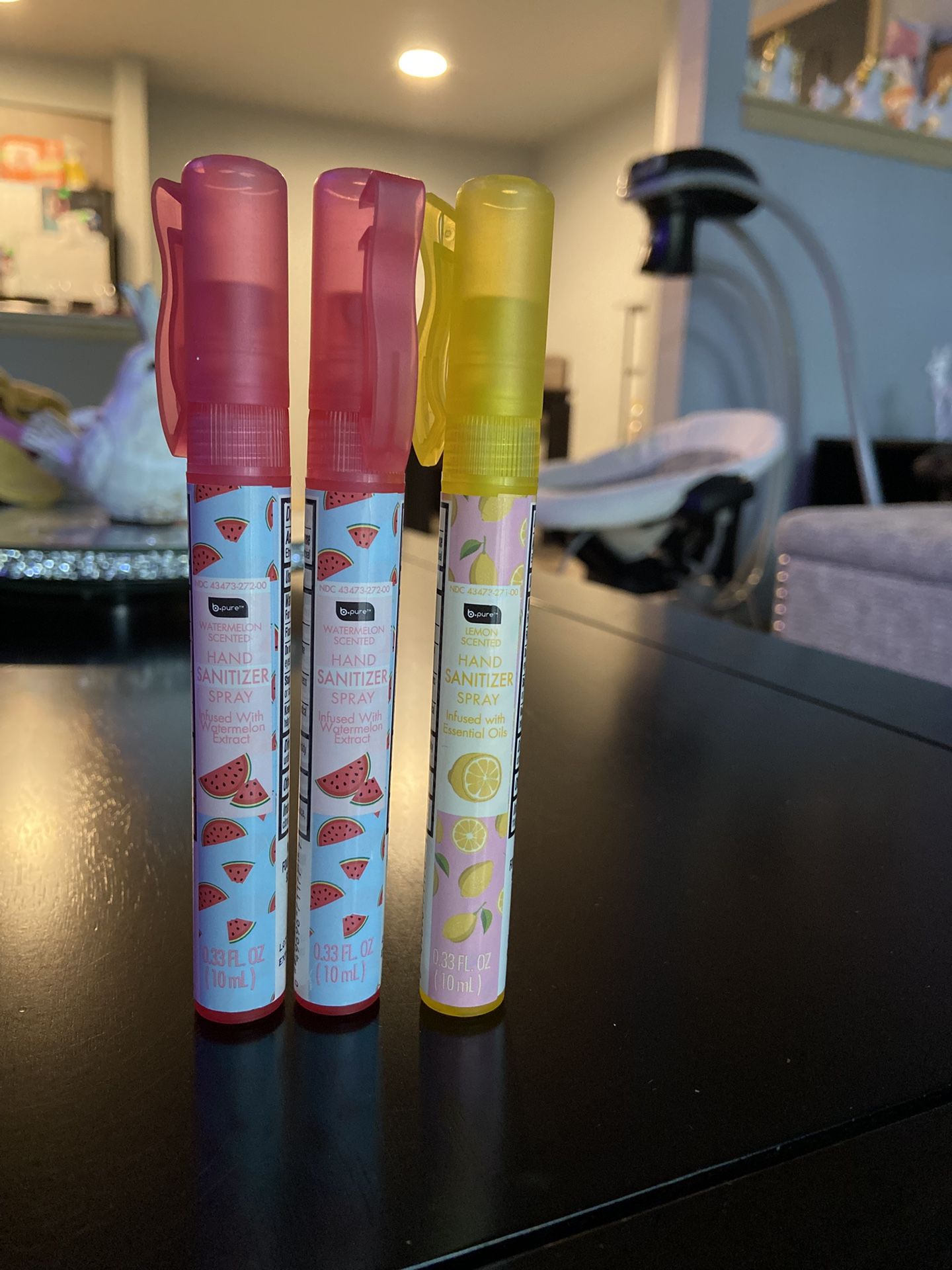 3 Hand Sanitizer Sprays B Pure