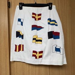 Nautical Signal Flags skirt