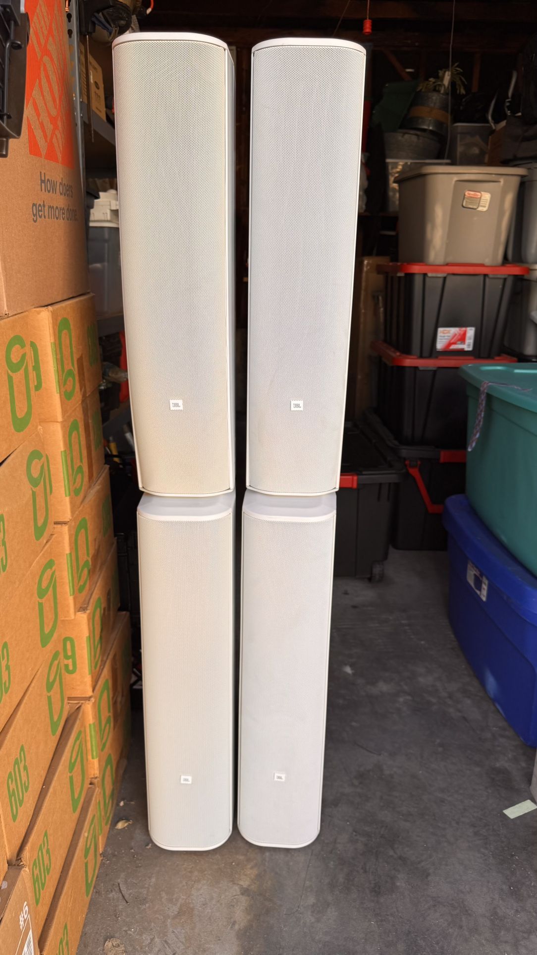 JBL Harmon CBT 70J Speakers With Sub Extensions