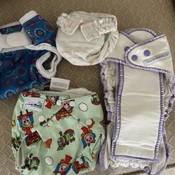 Reusable Diapers Variety Of Sizes