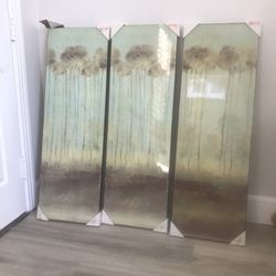 3 Piece Wall Decor Frame 37 X 12