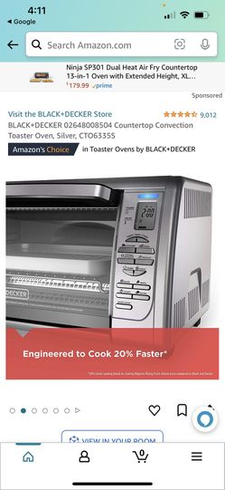 Black+decker Air fryer/ Oven/ Toaster for Sale in Miami, FL - OfferUp