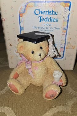 Vintage Enesco Cherished Teddies The Best Is Yet to Come Girl Graduation. Comes in original box.